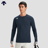 迪桑特（DESCENTE）训练运动健身男士长袖针织衫内搭秋季新款 NV-NAVY 3XL (190/108A)