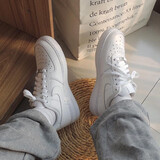 耐克（NIKE）空军一号男鞋 低帮纯白AF1空军一号AIR FORCE1 经典运动休闲鞋 CW2288-111 42