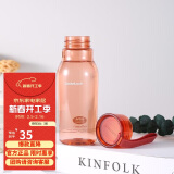 乐扣乐扣（LOCK&LOCK）Tritan塑料杯ECO 便携通用小口提手杯子粉色350ML ABF663PIK