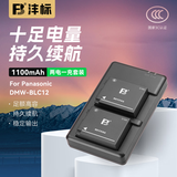 沣标（FB）DMW-BLC12松下相机电池GX8 G95 G85 G7 G6 G5 GH2 FZ2500 G95D G100K 通用适马FP BP-51 徕卡DC12 【2电双充】电池*2+标准双充（