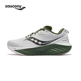 Saucony【彭于晏同款】索康尼胜利22专业强缓震跑鞋男厚底跑步鞋运动鞋男 白绿136 41