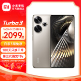 小米红米Redmi turbo3手机5g新品 第三代骁龙8s 5000万像素 90W快充 冰钛 16GB+512GB