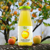 绿杰发酵型苹果醋饮料260ml*15玻璃瓶装0蔗糖0脂肪酸甜爽口解腻饮料
