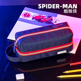 迪士尼（Disney）笔袋小学生 大容量耐脏铅笔盒文具袋文具盒男孩上学学习用品收纳 蜘蛛侠A83220-A2