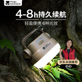 牧高笛（MOBIGARDEN）露营灯户外露营太阳能充电营地灯应急装备家用 NX24673007 暖沙色