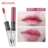 露华浓（Revlon）持久锁色双头唇彩口红不掉色不沾杯唇蜜唇釉女士化妆品女彩妆美妆 260#李子色