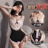 九色生活情趣内衣性感女仆装夫妻刺激高档睡衣方便房事约会战袍制服诱惑