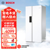 博世（BOSCH）【云朵白】502升超薄可嵌入式变频大容量风冷无霜 国家补贴换新 对开双开门家用冰箱 K1EA50209C 