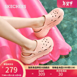 斯凯奇（Skechers）女鞋夏泡泡鞋软弹厚底增高外穿洞洞鞋凉拖鞋111127