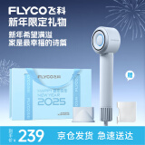 飞科（FLYCO）高速电吹风机家用负离子护发吹风筒速干新年礼物FH6371星空灰配挂架