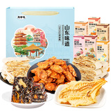 思香逢山东特产大全青岛伴手礼盒济南零食小吃煎饼端午节送礼品大礼包 山东味道（6件840克）