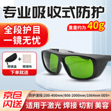 安达通激光护目镜 电焊工1064nm打标机焊接uv防护眼镜 【升级款】可防护200-450和800-2000 波段辐射