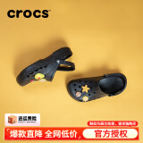 CROCS卡骆驰洞洞鞋男鞋女鞋春季新款经典克骆格户外沙滩鞋凉鞋拖鞋男士 经典贝雅/黑色 41 -42(260mm)