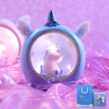 艾美诗生日礼物女孩子十岁儿童女生新年蛇年小礼品送女童小学生女儿10 蓝独角兽小夜灯+彩纸包装+手提袋