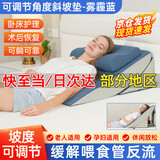 逸康 EASY CARE【速发】老人护理靠背三角枕斜躺体位垫胃食管反流胆汁斜坡床垫 躺着可调节坡度斜坡垫-雾霾蓝