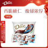 德芙（Dove）榛仁葡萄干巧克力碗装18粒243g休闲儿童零食糖果新年年货礼物