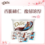 德芙（Dove）榛仁葡萄干巧克力碗装18粒243g休闲儿童零食糖果生日女生礼物