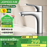 九牧（JOMOO）面盆水龙头健康低铅铜卫生间洗手洗脸盆冷热卫浴32150-556/1B-Z