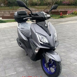 铃木UY国四电喷SUZUKI济南轻骑铃木UY125踏板摩托车助力车 24款透镜蚕丝灰