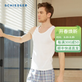 舒雅（Schiesser）德国舒雅男士吊带背心圆领舒美棉舒适家居上衣2件装E5/20031V E5/20031V白色7000 M