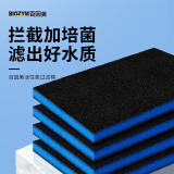 BIOZYM百因美鱼缸过滤棉多重加厚加密过滤材料过滤生化棉活性炭复合棉