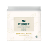 七鲜 柔韧抽取式纸面巾3层S码120抽*6包