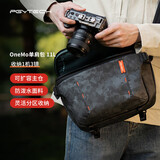 PGYTECH相机包onemo单肩摄影包微单单反斜挎包富士尼康佳能相机包稳定器收纳包单肩包 11L迷彩灰