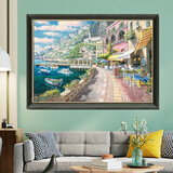 VOX成人拼图2000片 码头旁成年玩具减压高难度治愈拼图家居装饰