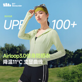 蕉下（beneunder）防晒衣女外套凉感修身短款辣妹防紫外线女AL119香草绿XL