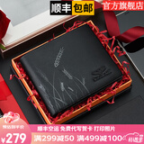 法莱阿玛尼（FALAMAONE）男士钱包短款头层牛皮实用多卡位钱夹送男友送老公送父亲生日礼物 专柜礼盒