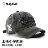 啄木鸟（TUCANO）帽子男士潮流牛仔防晒棒球帽春夏季户外运动韩版鸭舌帽百搭遮阳帽