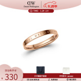 丹尼尔惠灵顿（DanielWellington）DW戒指男女对戒 时尚饰品素圈情侣戒指表白礼 生日新年礼物送女友 尺寸50 DW00400016