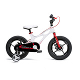 优贝（RoyalBaby）儿童自行车单车脚踏车4-6-12岁童车男女山地镁合金星际飞车 活力白 16寸/英寸（全包链罩）