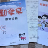 2025勤学早同步课时导练校本作业压轴题课时作业七八九年级语文数学英语物理化学上下册人教版勤学早同步课时导练精练校本作业7.8.9年级上下册课时作业本 课时导练七年级下册数学「2025版」