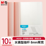 晨光（M&G）文具渐变色抽杆夹文件夹A4透明简历夹学生专用试卷收纳整理夹加厚资料夹大容量档案夹ADM945M8C