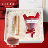 古驰（GUCCI）520情人节礼物gucci口红礼盒套装生日礼物女生送女友老婆闺蜜 绒雾122哑光#天赋裸桃酱