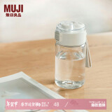 无印良品（MUJI）共聚酯 便携水杯 高颜值塑料杯运动水杯儿童水杯 透明 350ml