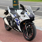 李绅二手铃木GSX250R玲木小小R电喷水冷双缸高配ABS跑车赛车摩托车 白色