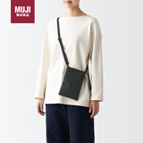无印良品（MUJI）不易沾水 迷你薄款斜挎包EFC37A5S 黑色