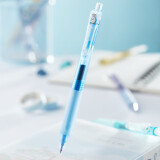 樱花（SAKURA）按动式中性笔0.5mm 黑芯蓝色杆 活力果果系列签字笔水笔学生文具马卡龙五色可选