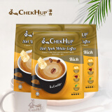 泽合（CHEK HUP）怡保白咖啡马版原装三合一香浓速溶咖啡条装（480g*3包）