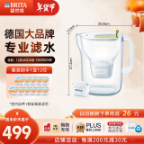 碧然德（brita） 设计师滤水壶净水过滤壶家用滤芯3.5L大容量+去水垢专家版滤芯套装 设计师水壶绿+专家版滤芯11枚