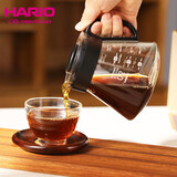 HARIO日本进口咖啡壶耐热玻璃手冲咖啡壶分享壶咖啡器具茶壶 600ML