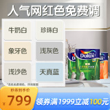 多乐士（Dulux）乳胶漆致悦竹炭抗甲醛无添加全效油漆涂料A740套装15L厂送定制品