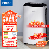 海尔（Haier） 除湿机/抽湿机 除湿量22升/天 家用轻音抽湿器 负离子净化吸湿器 地下室档案室干燥机 干衣机防潮 22L/天 DE22J