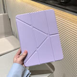 崇尚美3+Y型折叠iPad11保护套适用2025款iPadair7保护壳Pro11寸磁吸苹果10代亚克力iPad9带笔槽硬壳 3+Y型折叠【香芋紫】带磁吸 iPad11代 2025款(11英寸)
