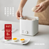 olayks立时 煮蛋器 蒸蛋器自动断电 小蒸锅煮鸡蛋神器 智能煮鸡蛋定时 家用迷你不锈钢煮蛋机蒸蛋羹神器