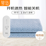 琴岛双人双控安全速热自动断电加大电热毯电褥子2.0*1.8m【一键除螨】