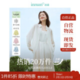 茵曼（INMAN）莱赛尔天丝衬衫女春夏轻薄上衣 新升级-象牙白 L