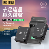 沣标（FB）DMW-BLC12松下相机电池GX8 G95 G85 G7 G6 G5 GH2 FZ2500 G95D G100K 通用适马FP BP-51 徕卡DC12 【2电单充】电池*2+标准单充（